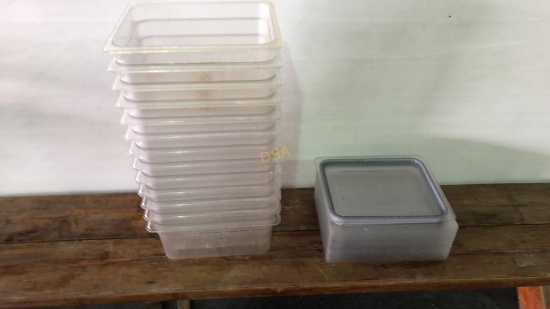 Lot of Cambrio Plastic Food Boxes,