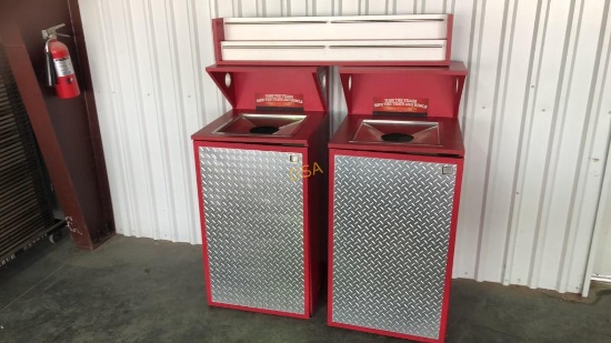 2 - Commercial Portable Waste Receptacles,