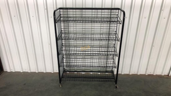 3 - 5 Tier Metal Shelving Units on Casters,