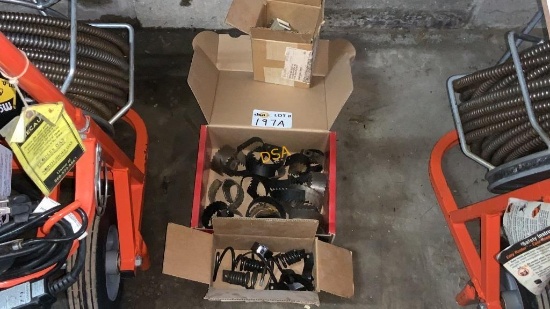 Assorted Used And Unused Cutting Teeth,