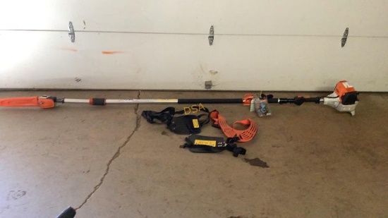 Stihl HT103  12' Pole Saw with 2 Extra Harnesses