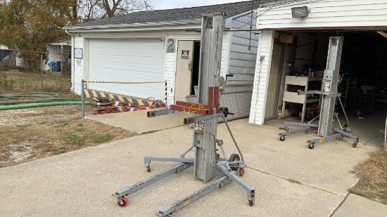 Genie Contractors Super Lift SLC 18 Material Lift,