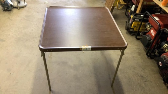 7- Metal Folding  Card Tables,