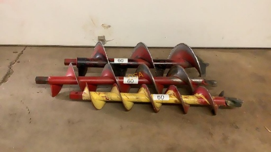 6", 8", 12" Auger Bits with 1 1/4" Shaft