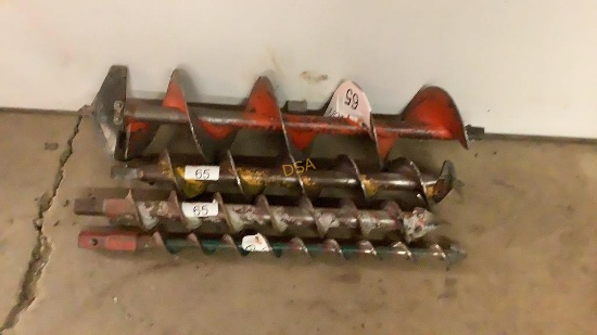 2", 4",  6", 10", Auger Bits, 1" Auger Drive