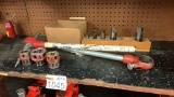 Miscellaneous Pipe Dies, Pipe Taps, and 2-