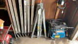 Set of Foldable Galvanized Steel Ramps