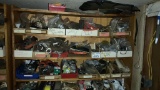 10 - Shelves of  Assorted  Equipment Parts, and