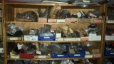 10 - Shelves of  Assorted Equipment Parts, and