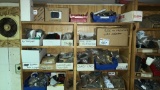 10 - Shelves of  Assorted  Equipment Parts, and