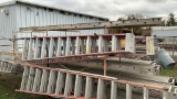2 - Twelve Foot Fiberglass Folding Ladders