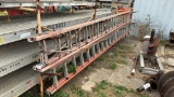 2 - 40' Foot Fiberglass Extension Ladders