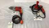 2- Milwaukee Electric  1/2