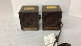 2- Pelonis Disc Furnace 5,200 BTU Heaters