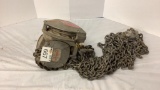 Coffing 1 X 1/2 Ton Chain Fall with Block