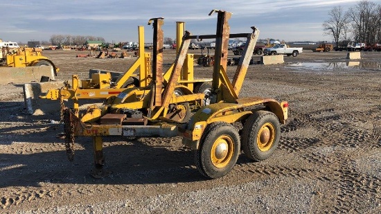 1992 Assembled Hydraulic Reel Carrier Trailer,