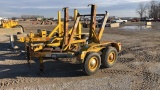 1992 Assembled Hydraulic Reel Carrier Trailer,