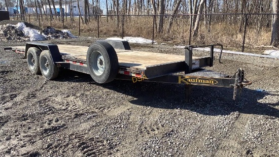 2018 Kaufman 22' Tilt Top Trailer,