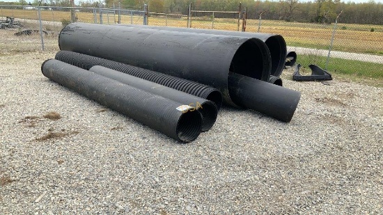 Miscellaneous Black Plastic Pipe,