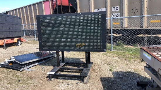 Message Board with Truck Mount