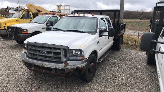 2003 Ford F350 Crew Cab Dump Truck,