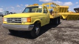 1990 Ford F350 Flatbed Truck,