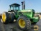 John Deere 4850 Ag Tractor, S/N RW4850P013099, Cab, 3 Point Hitch, 3 Remotes, PTO, Dual Rear Tires