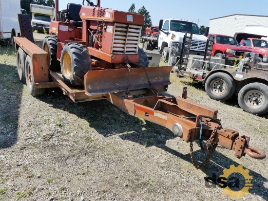 1990 Ditch Witch 12' 4 Ton Tag Trailer VIN# 008665,