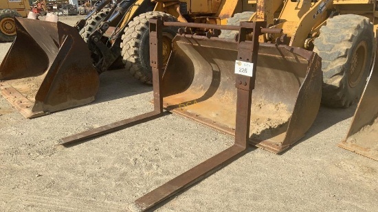 Set of Flip Over Loader Forks