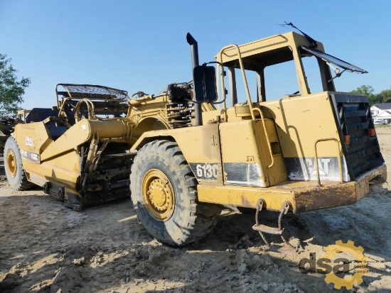 1999 CAT 613C Scraper, S/N 8LJ01878/93X030729, Canopy, Self Loader, Meter Reads 2317 Hours