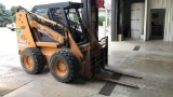 2007 Case 450 Skid Loader, S/N N7M445927, Diesel, Auxiliary Hydraulics, Rubber Tired