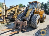 1990 Michigan Volvo L90 Loader, S/N L90V6075OASH, Meter Reads 34658 Hours, Quick Attach, Bucket, For
