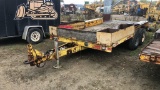1973 Miller 14' Tilt Trailer, VIN# 15054,
