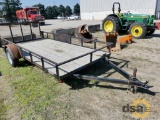 2015 Utility Trailer, S/N 56WAU1419FE005476, 2900# GAWR Capacity, Fold Down Ramps