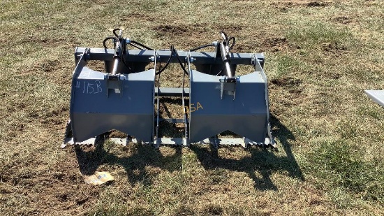 Unused 61" Rock Grapple Skid Loader Attachment