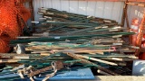 Pile of Steel Fence Posts