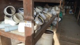 Shelf of Miscellaneous PVC Pipe Fittings