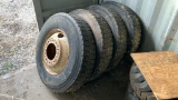 Set of Four Aeolus 11R22.5 Tires,