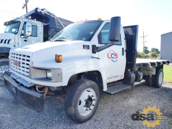 2006 GMC C5500 Flatbed Dump Truck,