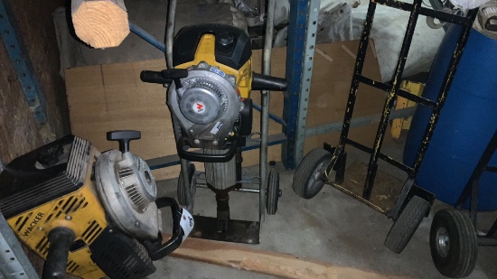 Wacker Neuson Gas Powered Stake Driver, With Cart