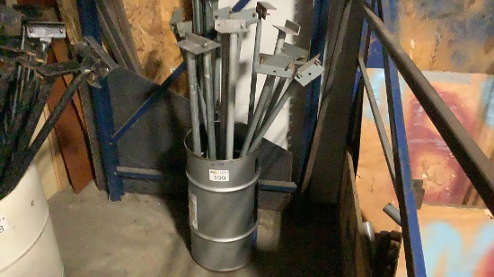 9 - 50" Granite Grey Leg Braces