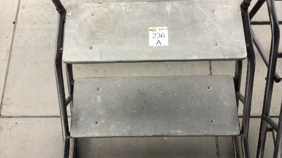 2- Midwest Folding Products Two Step Stage Steps,