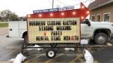 Towable Advertising Sign,