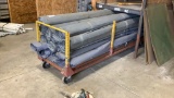 18 Rolls of Reusable Vinyl Flooring  10' Wide