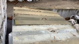 4- Stackable 2'X2'X6' Concrete Blocks