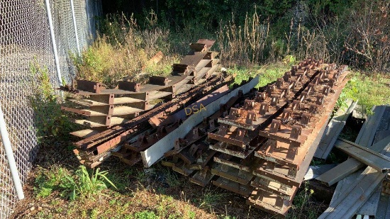 Stack of Various Sized Metal Radius Forms,