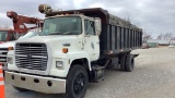 1990 Ford L8000 Flatbed Stake Side Truck,