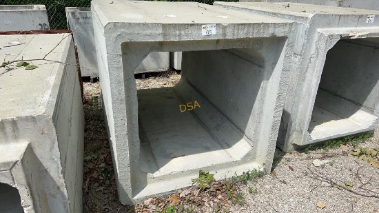 (2) Concrete Drain Boxes,