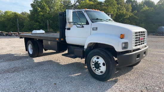 2002 GMC C6500 Flatbed Truck,