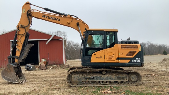 Hyundai HX 140L Excavator,